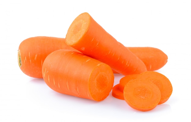 Carrot isolated on white background