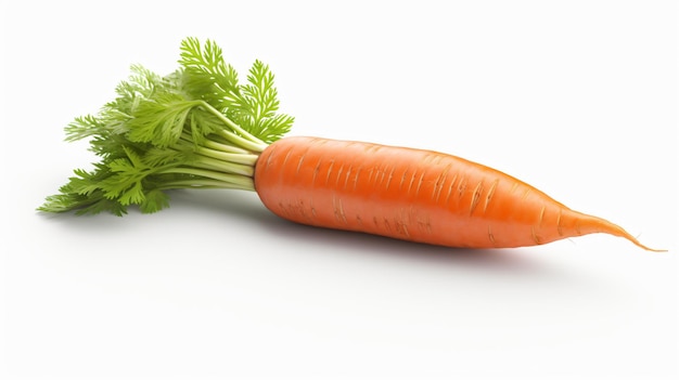 Carrot isolated on white background