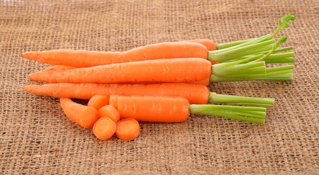 Carrot isolated on white