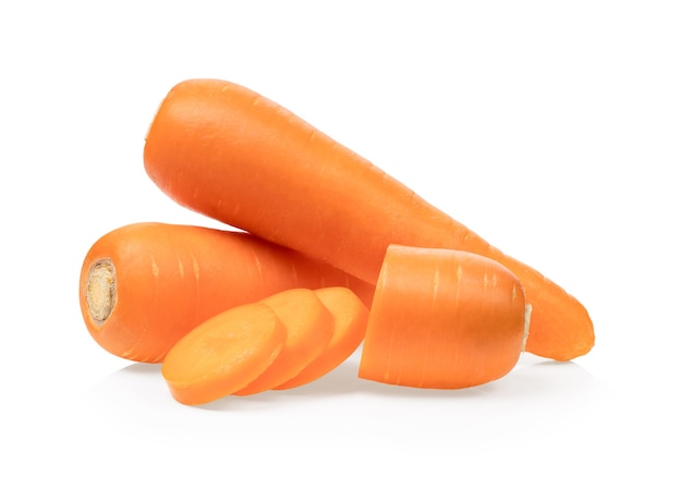 Carrot isolated on white