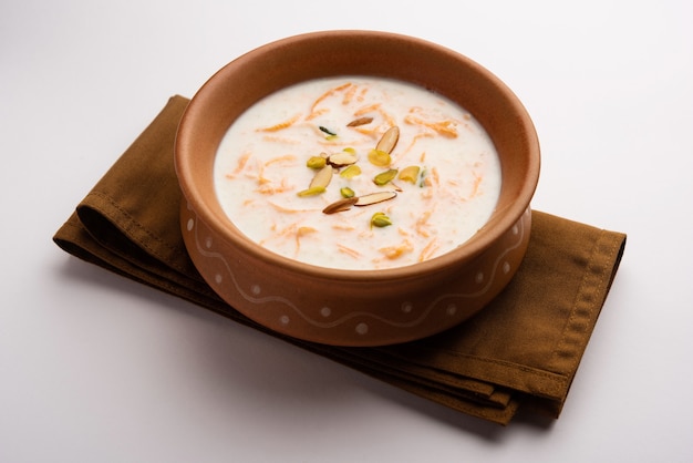 Carrot Kheer or payasam also known as Gajar ki Khir