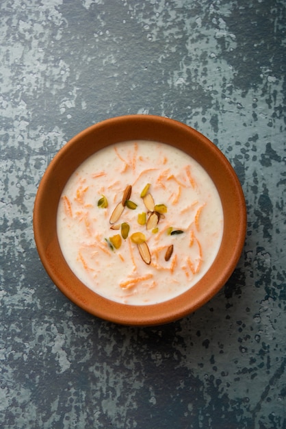 Carrot Kheer or payasam also known as Gajar ki Khir