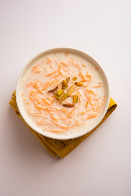 Foto carota kheer o payasam noto anche come gajar ki khir