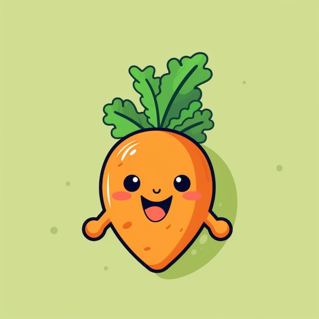 carrot logo cartoon