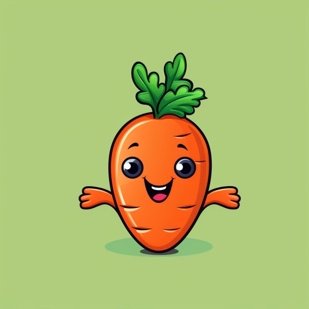 carrot logo cartoon