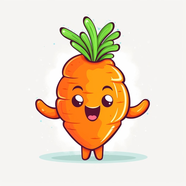 carrot logo cartoon