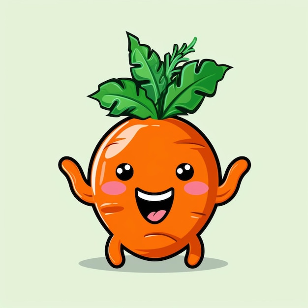 carrot logo cartoon