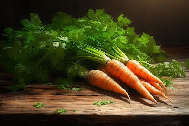 Carrot parsley Generate Ai