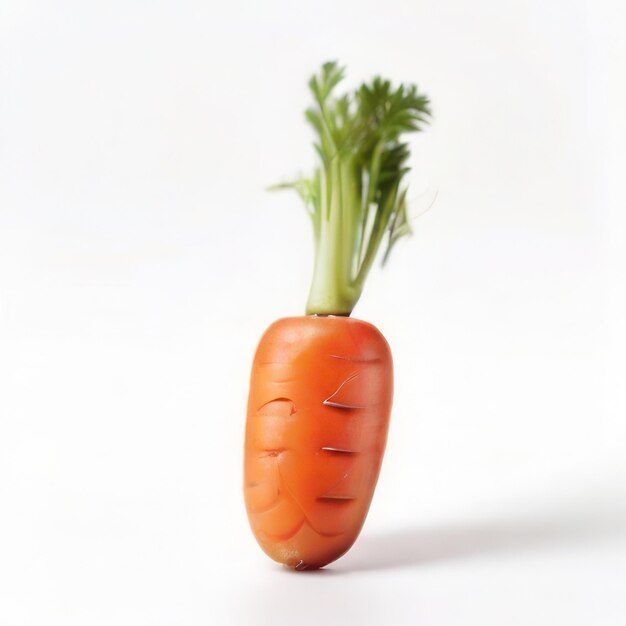 carrot on a plain white background