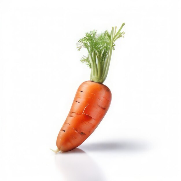 carrot on a plain white background