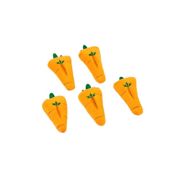 carrot plush toy for pet