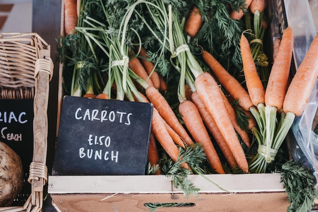 Carrots for sale