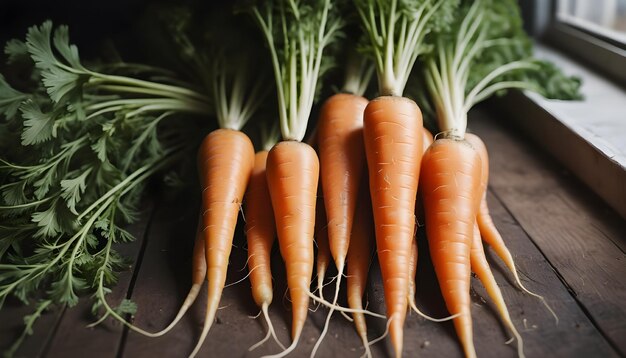 Carrots With Leaf