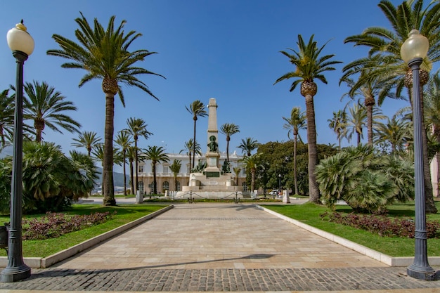 Cartagena Murcia Cavite heroes park memorial in Spain