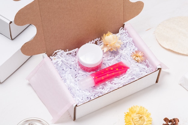 Carton package box for small business lipgloss