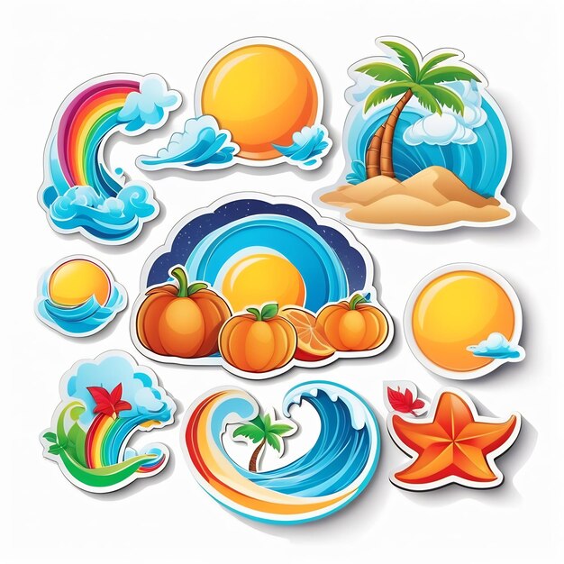 cartoon 3d character stickers cartoon illustration stickers stickers for kids cute stickers