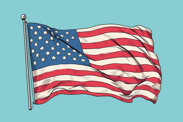 outline picture of independence day
