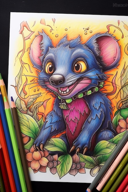 cartoon animals beautiful art