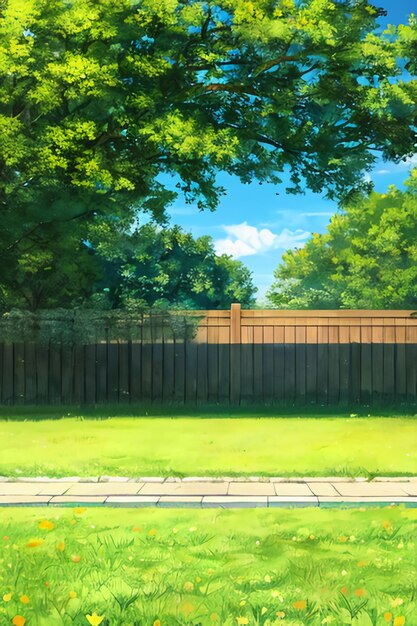 Photo cartoon animation scene outdoor scenery game wallpaper background illustration design banner