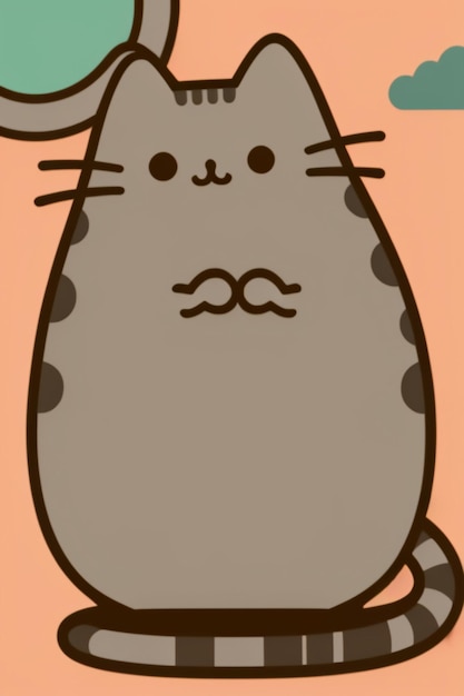 Cartoon Anime Character Totoro Stick Figure Icon Cute Kawaii Style Wallpaper Background