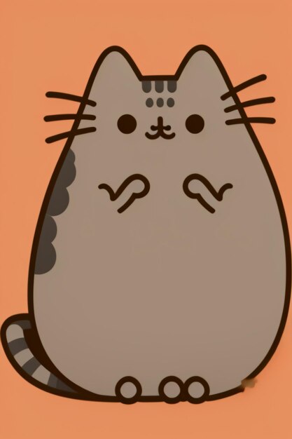 Cartoon anime character totoro stick figure icon cute kawaii style wallpaper background