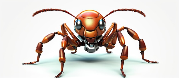 Photo cartoon ant posing