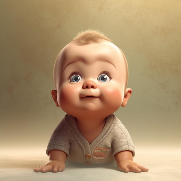 cartoon baby photo