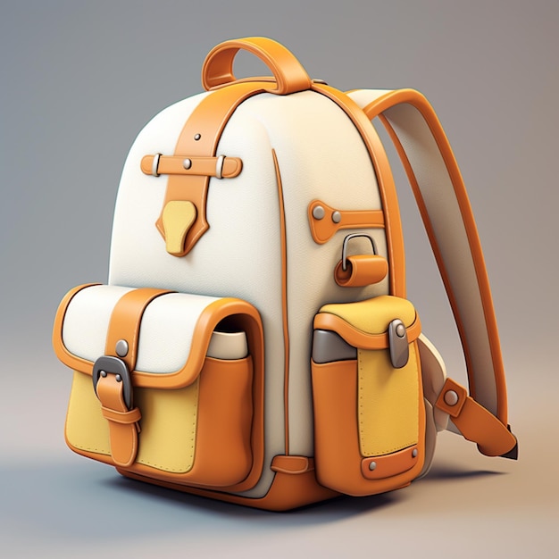 Cartoon Backpack 3d