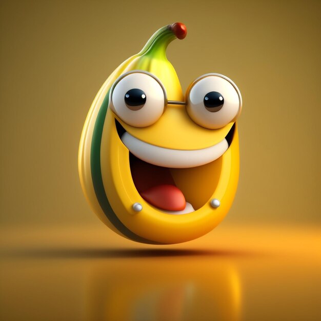 cartoon banana