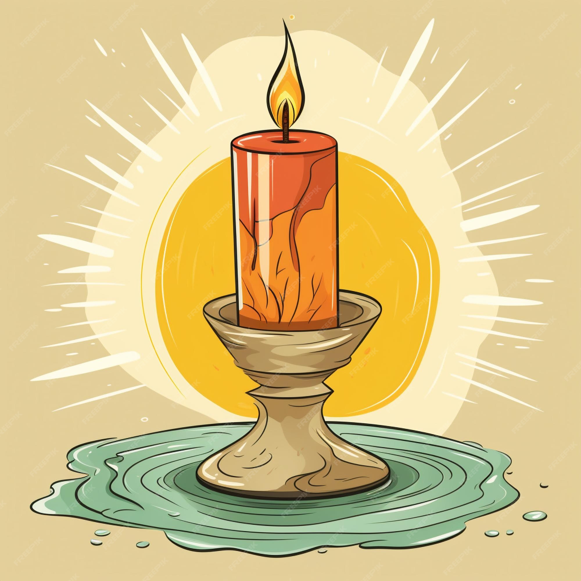 Premium Photo Cartoon Baptismal Candle Symbolizing The Light Of premium-photo-cartoon-baptismal-candle-symbolizing-the-light-of