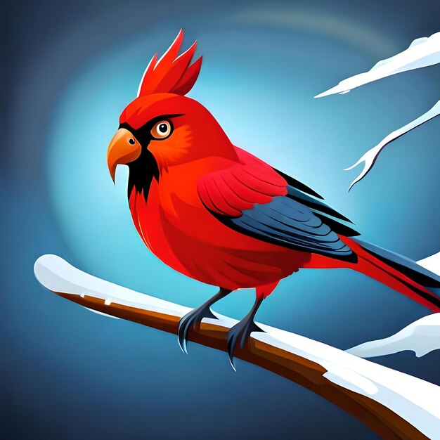 Карикатурные птицы для любого визуального дизайна вектора и фотографии 12