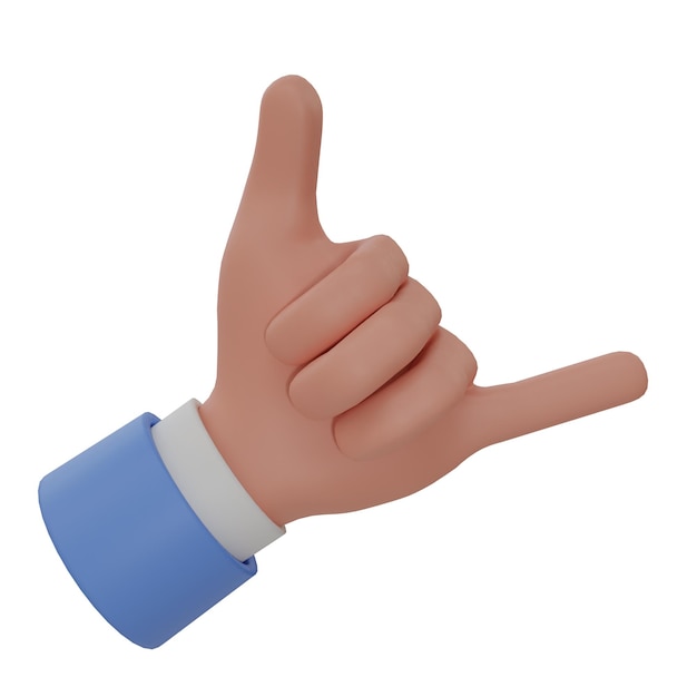 Photo cartoon businessman hands clapping