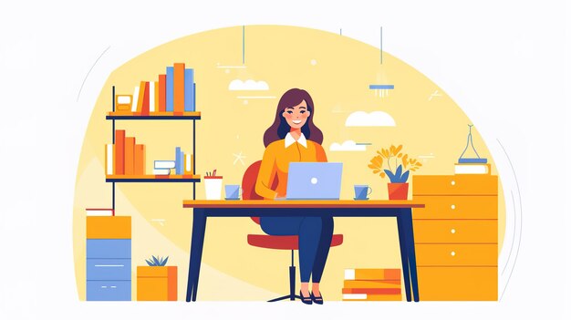 Cartoon campaign illustrations to celebrate Women Entrepreneurs Daygenerated with AI