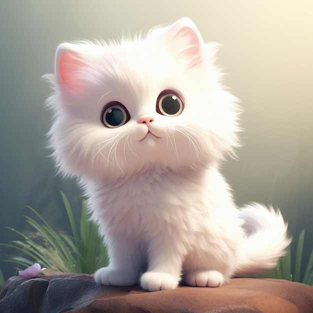 Cartoon cat 3D