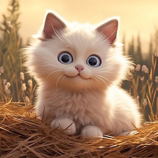 Cartoon cat 3D