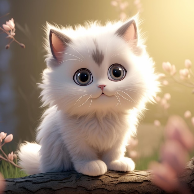 Cartoon cat 3D