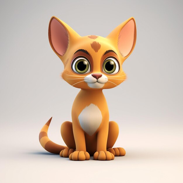 Cartoon cat 3D