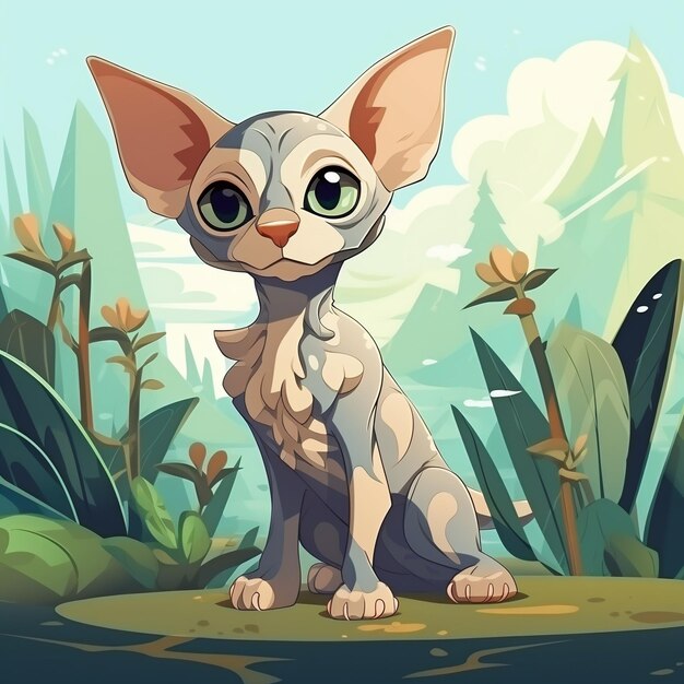 Cartoon cat 3D