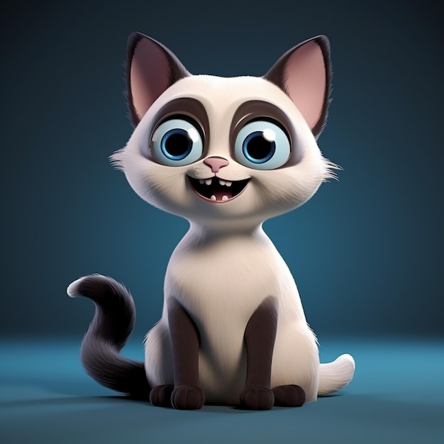 Cartoon cat 3D