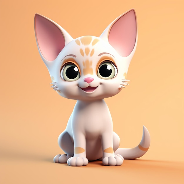 Cartoon cat 3D