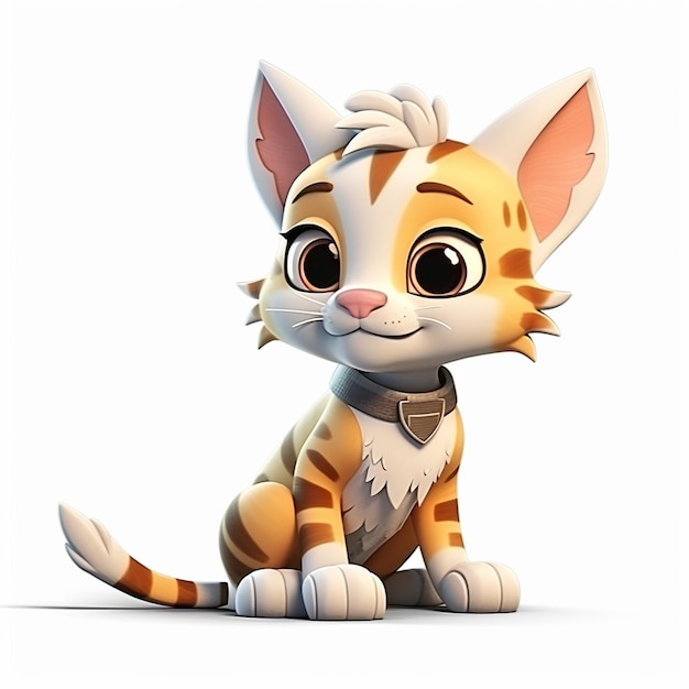 Cartoon cat 3D