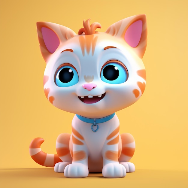 Cartoon cat 3D