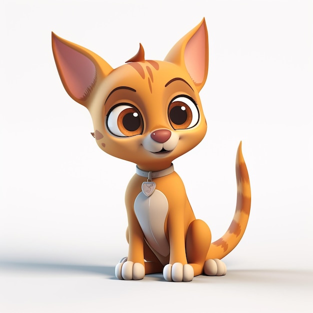 Cartoon cat 3D