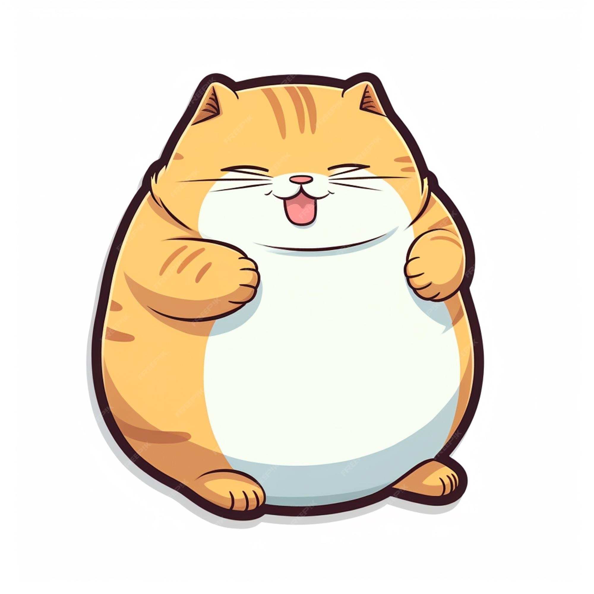 Fat Cat Cartoon Images - Free Download On Freepik