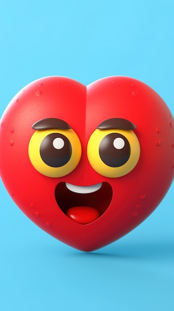 Foto personaggio dei cartoni animati icona emoji arrabbiata