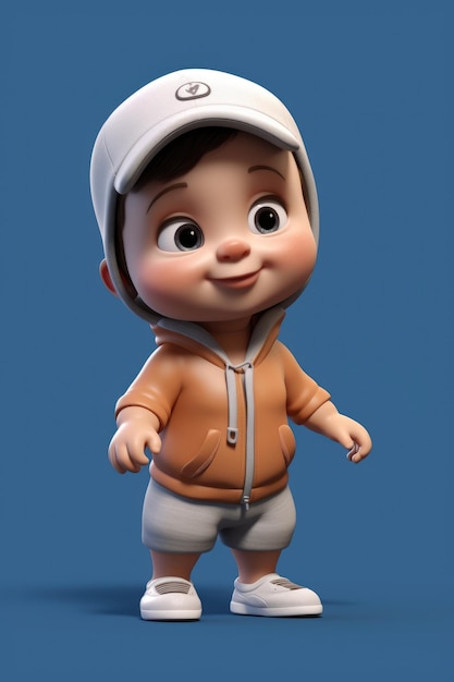 A cartoon character from the movie baby