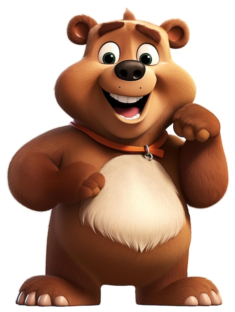 Photo a cartoon character from the movie bear