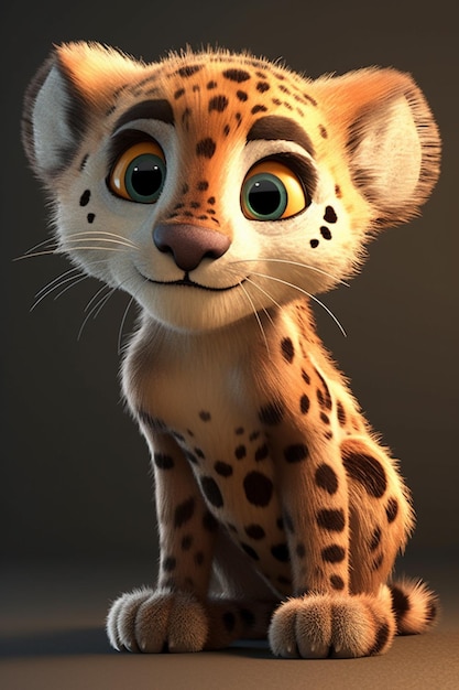 A cartoon character from the movie serval.