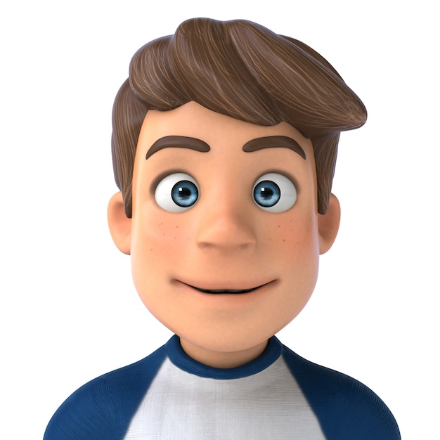 cartoon character fun teenager