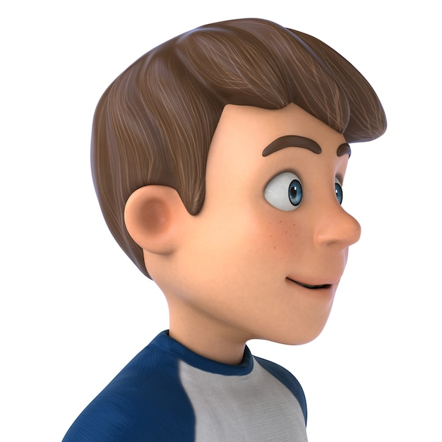 cartoon character fun teenager